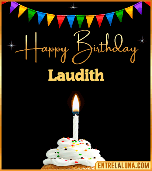 GiF Happy Birthday Laudith